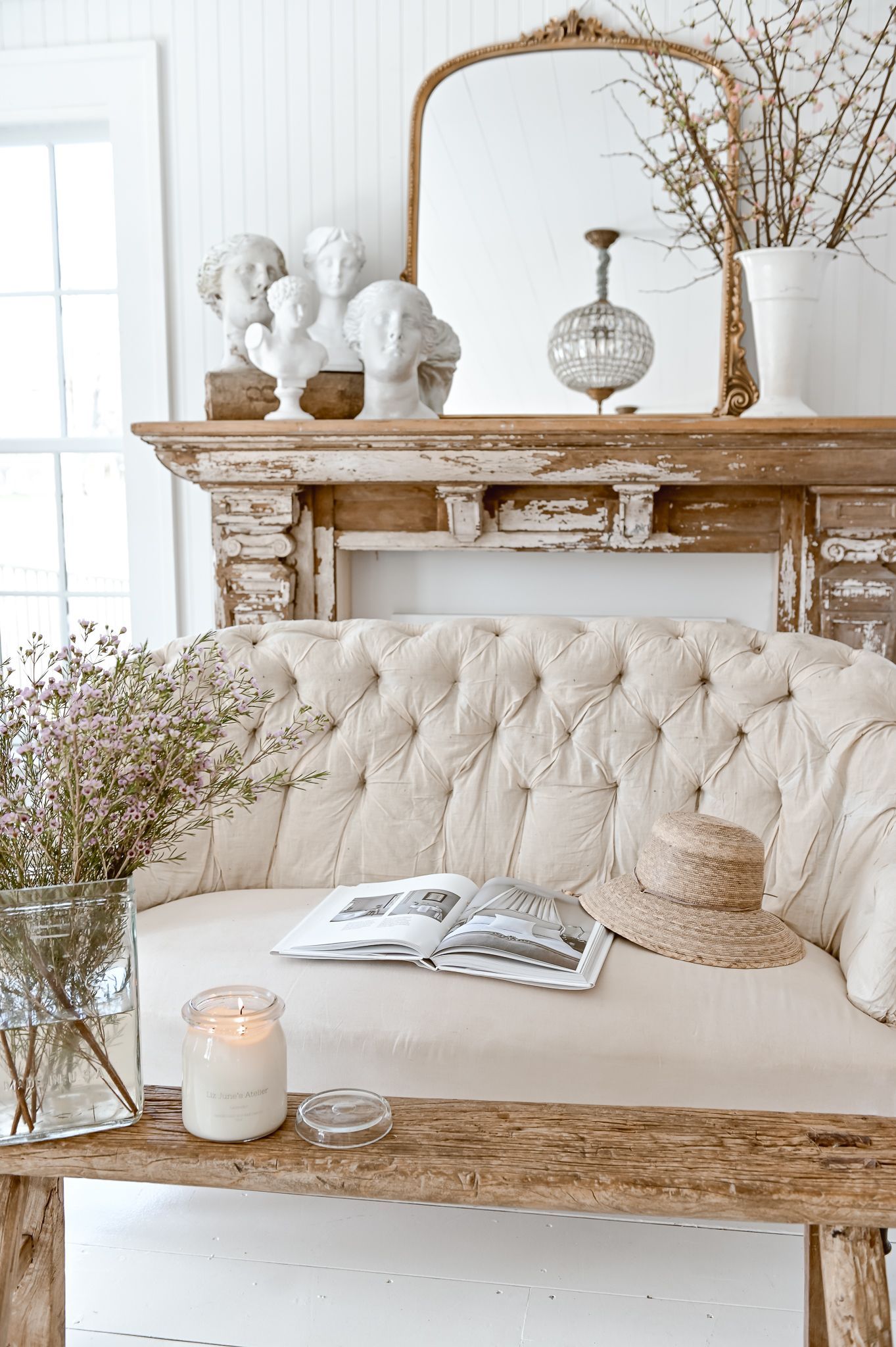 A Simple Spring Mantel