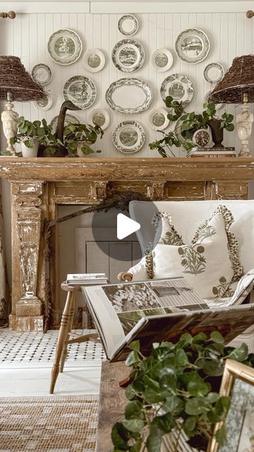 Liz Marie – Cozy Cottage Style on Instagram: “I LOVE a good plate wall & lucky m…