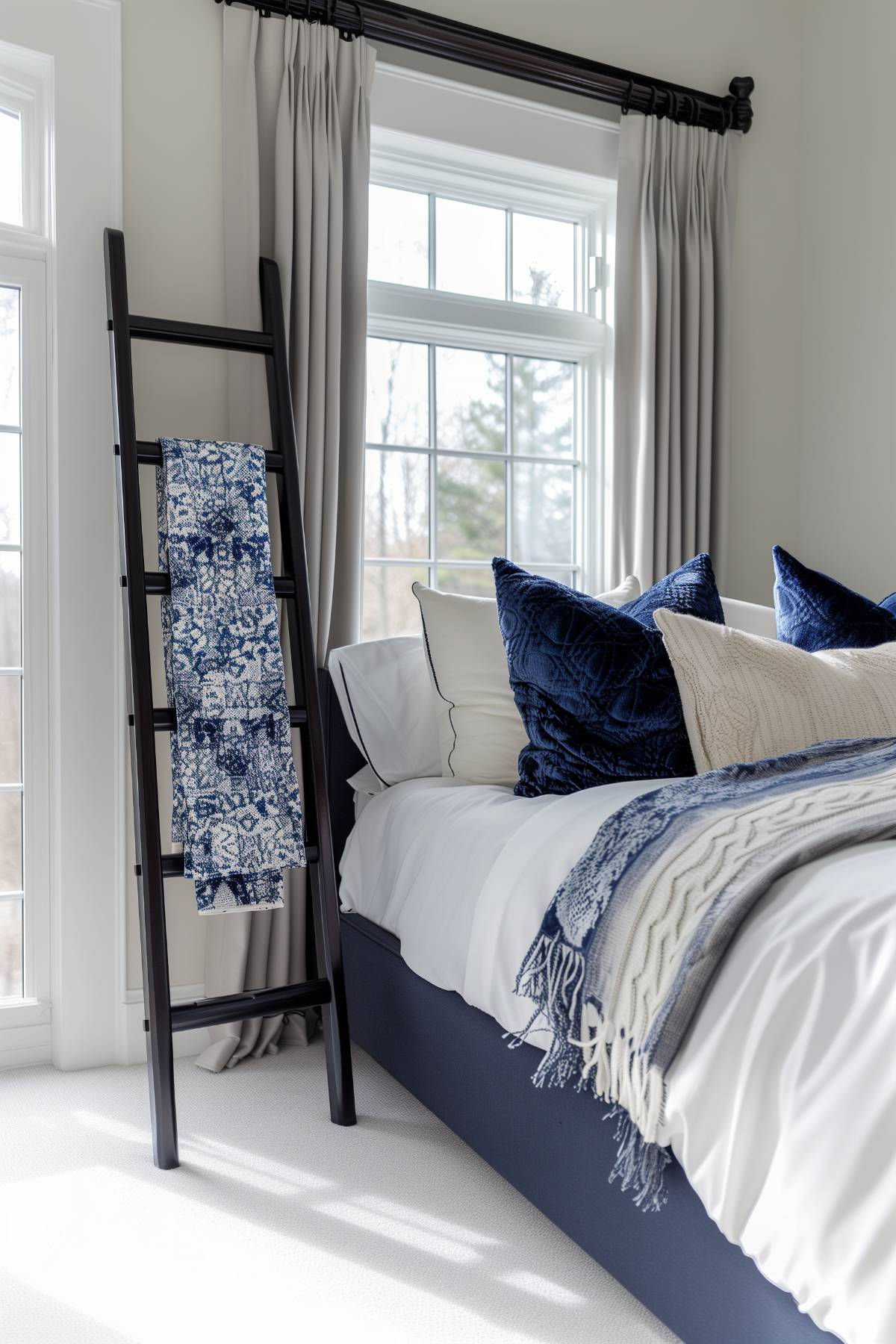 30 Unique Blanket Ladder Designs for Every Room