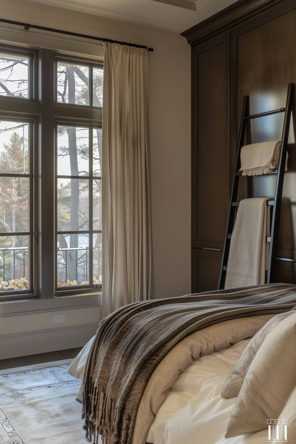 30 Modern Blanket Ladder Designs for Sleek Decor