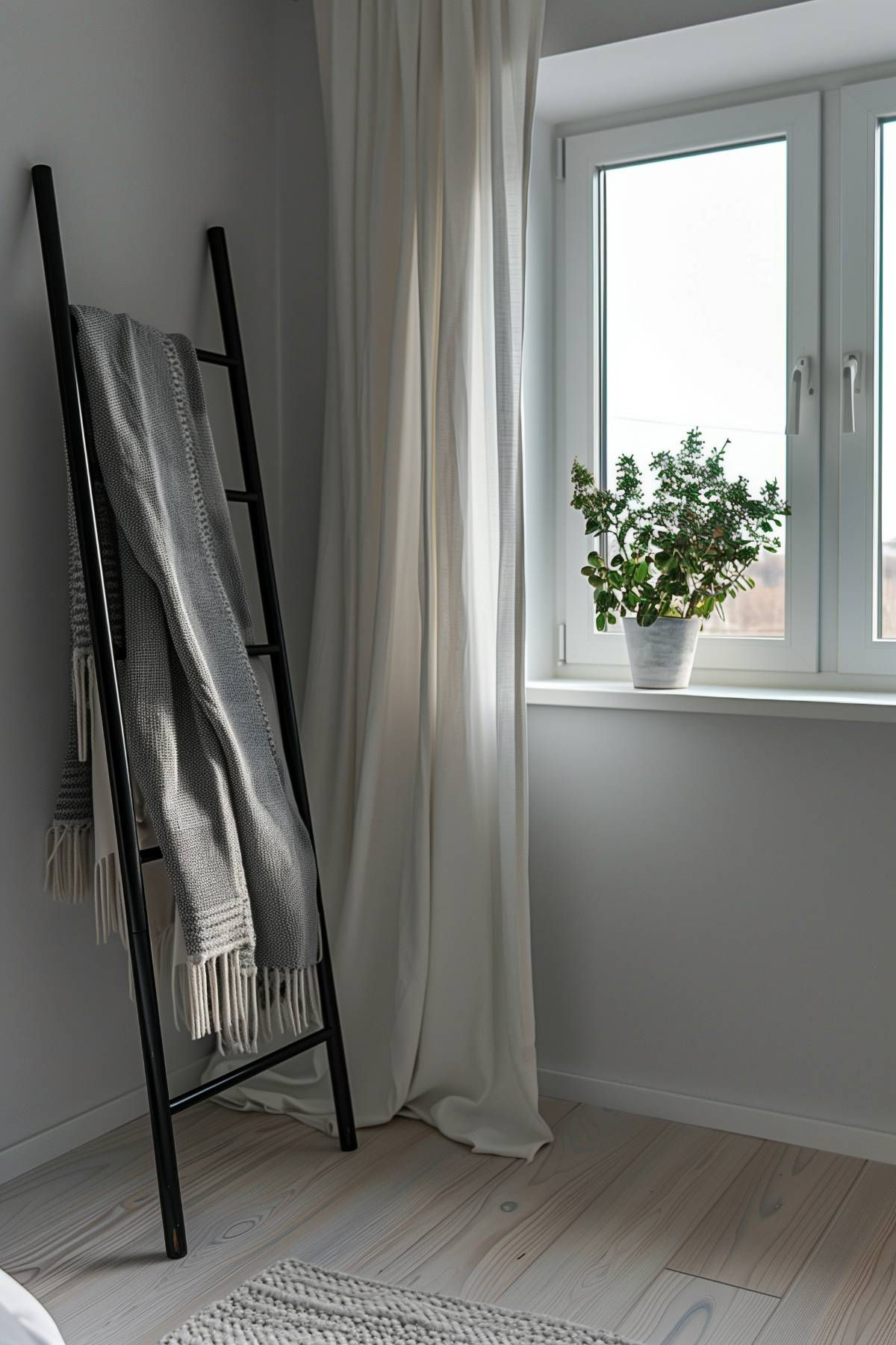 30 Sleek Blanket Ladder Designs for a Minimalist Look