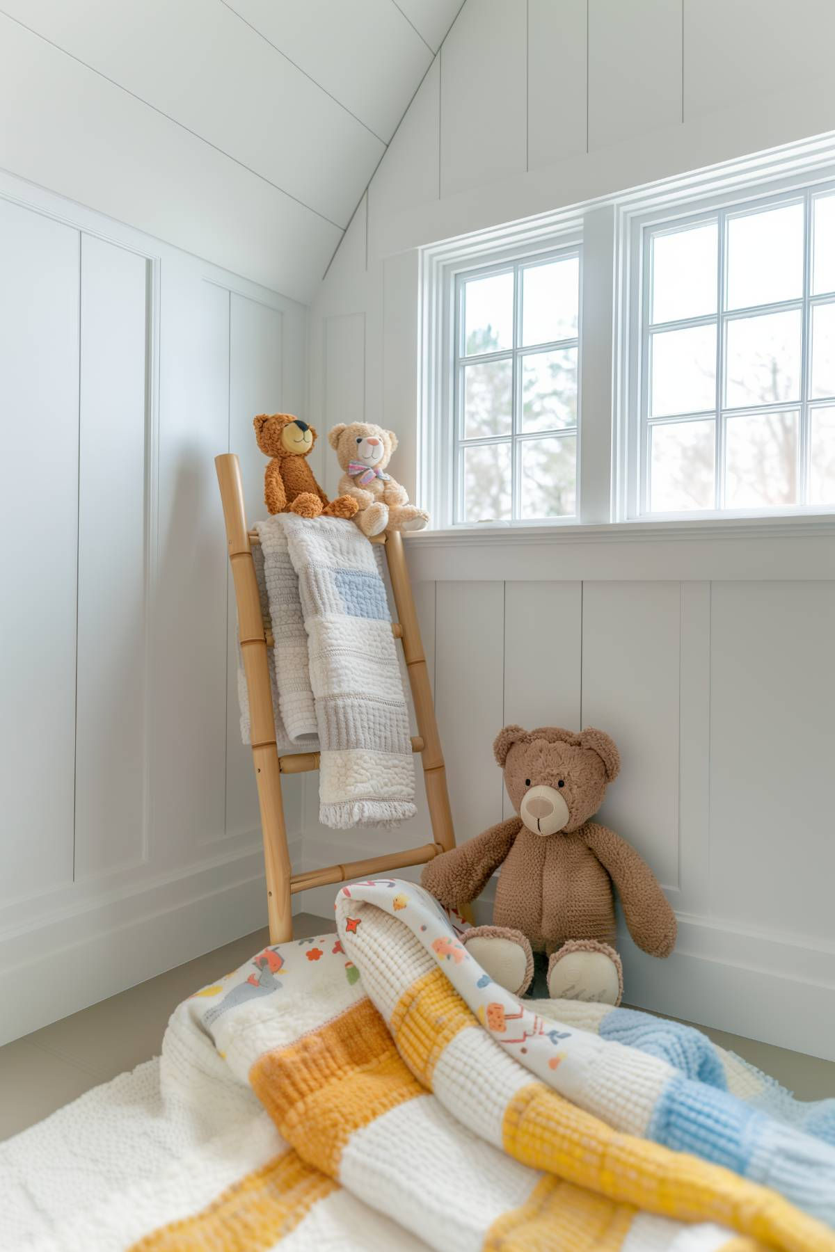 30 Cute Blanket Ladder Designs for Your Kid’s Room