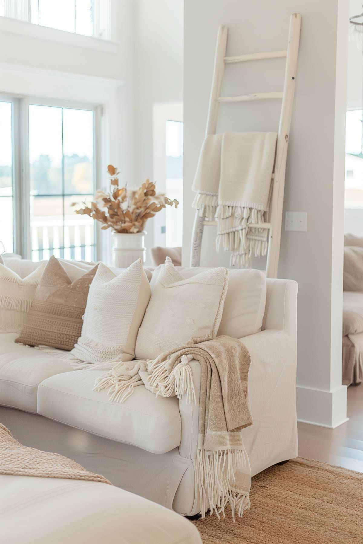 30 Aesthetic Blanket Ladder Ideas for Cozy Homes