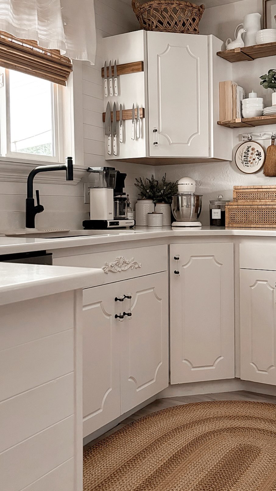 I added a new rug from  to my kitchen and I love the vintage, cottage feel it ad…