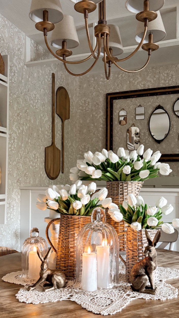 Just a few hints of Spring / Easter in my kitchen even though it’s winter outsid…