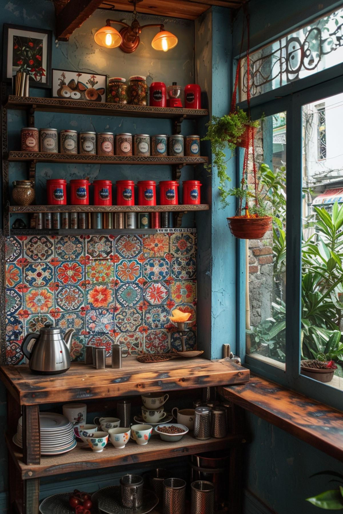 35 Rustic Tea Station Ideas for a Homely Vibe