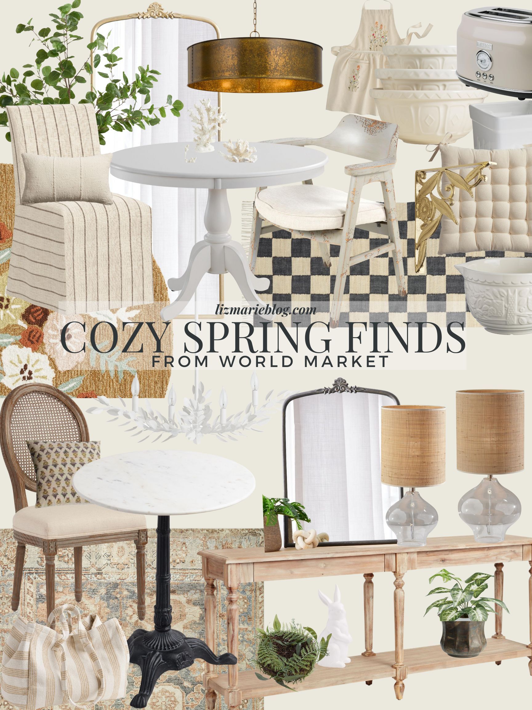 Cozy Spring Finds From World Market – Cozy Cottage Farmhouse Decor