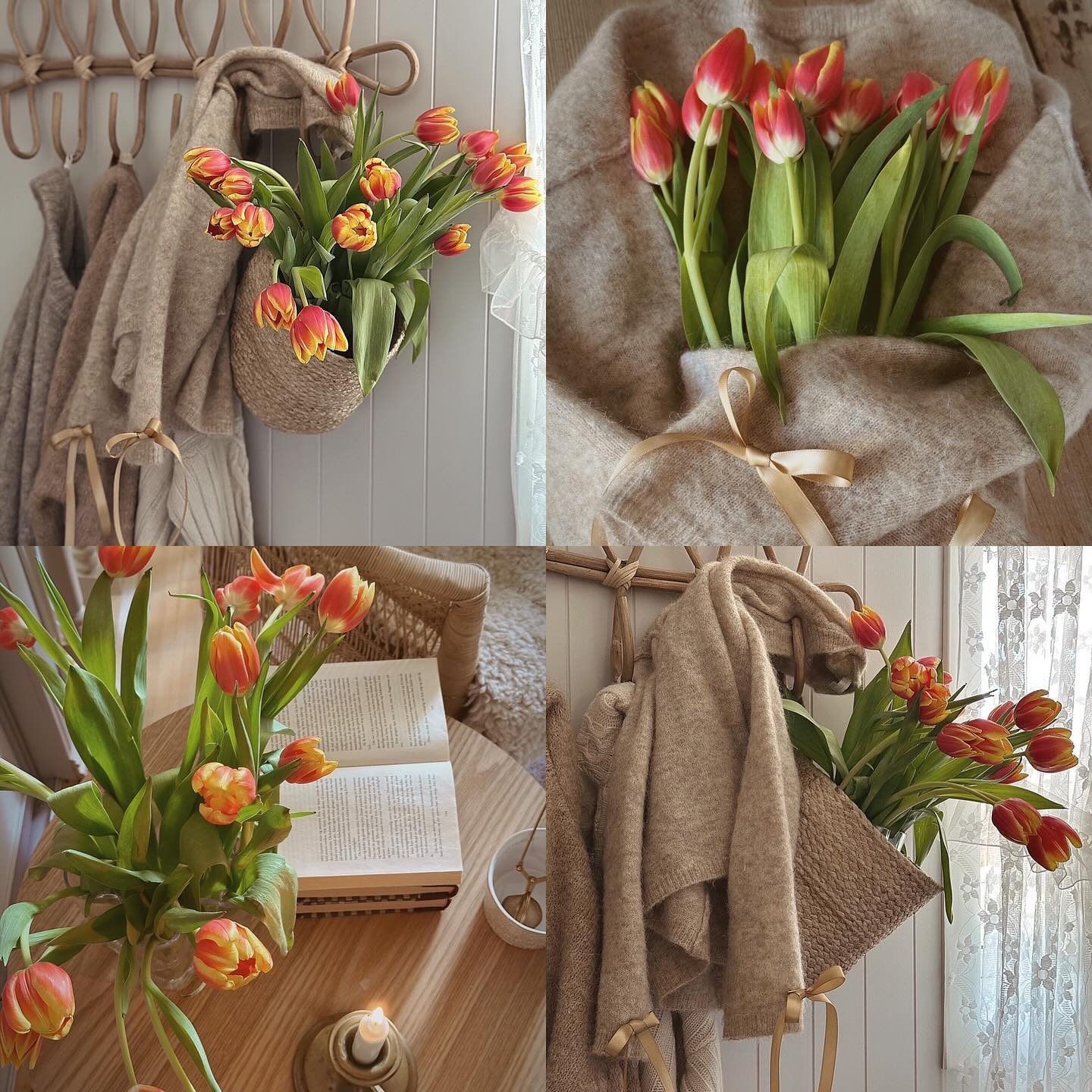 Tulip therapy Wishing you a lovely evening Hugs from Lena…