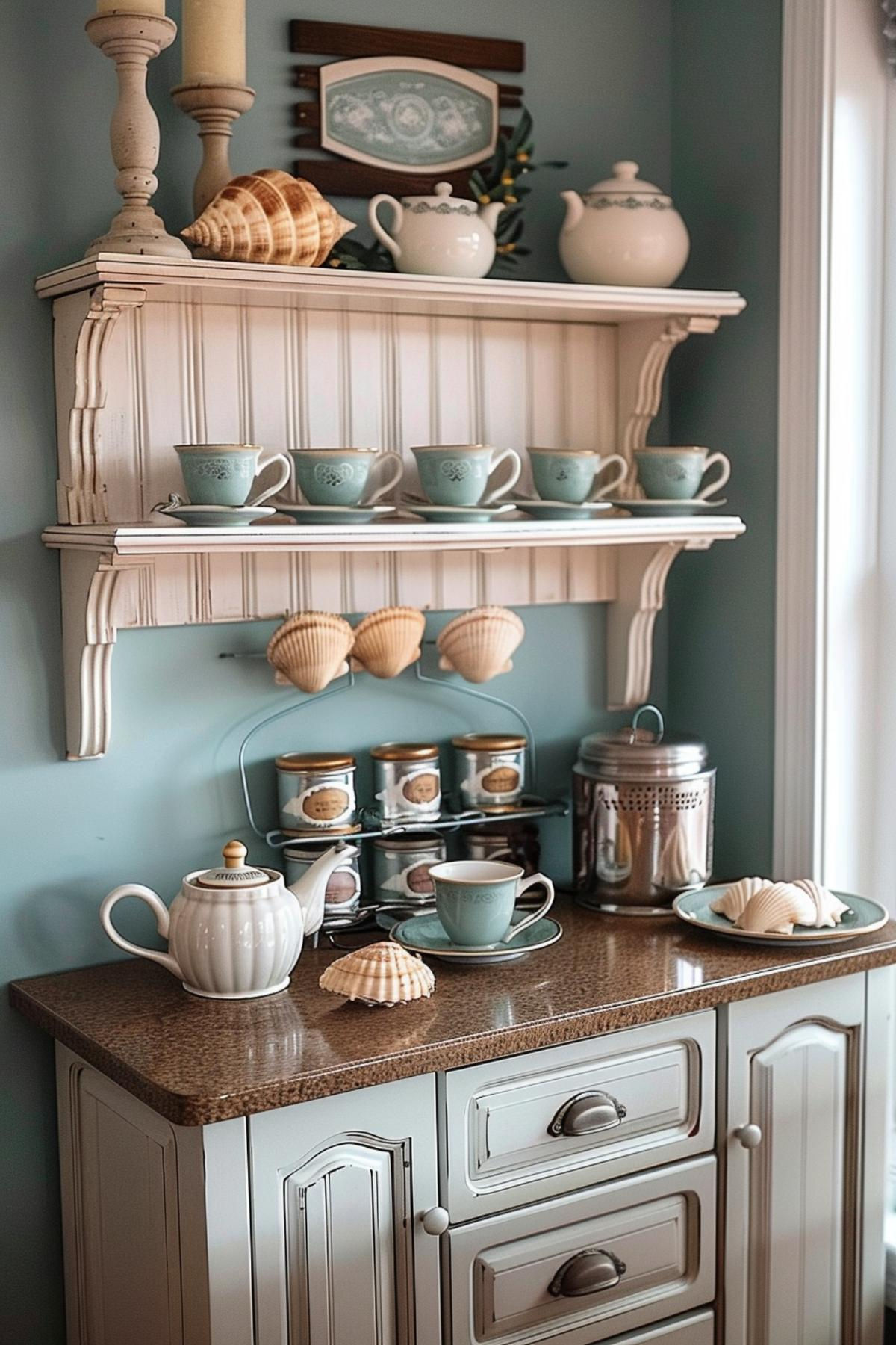 35 Beautiful Tea Station Inspirations for Any Space