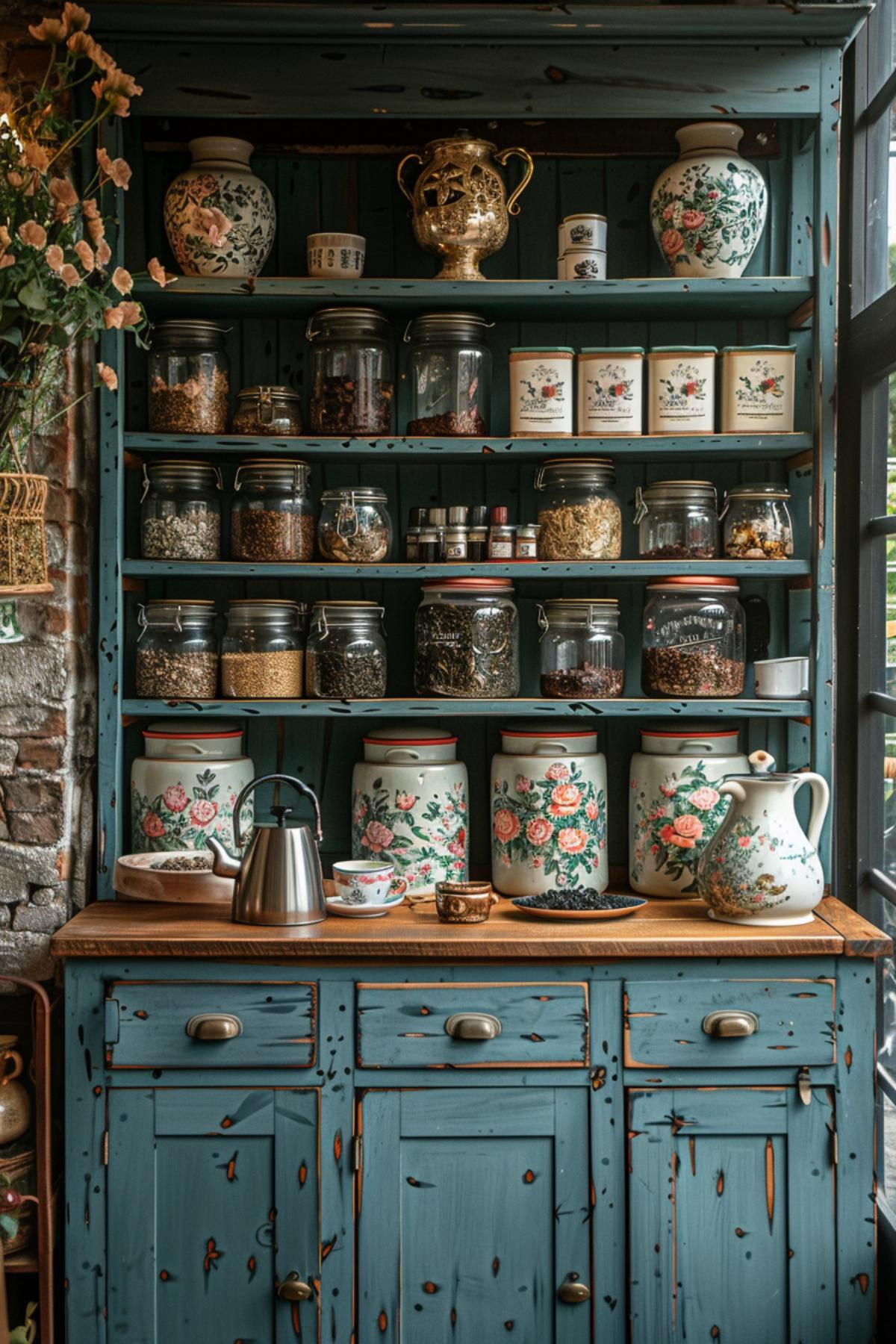 35 Tea Station Ideas for a Charming Vintage Home