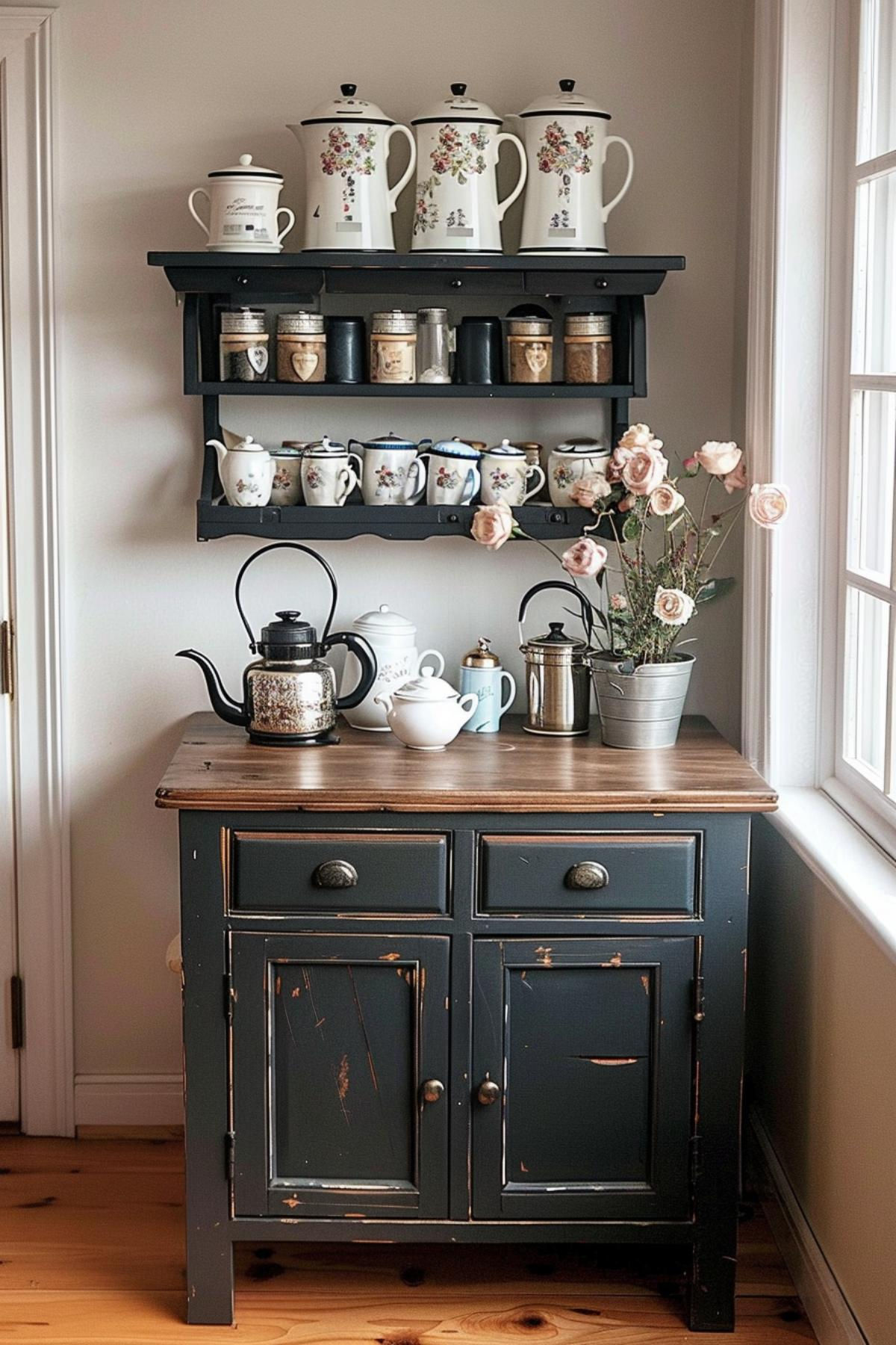 35 Small Tea Station Inspirations for Compact Spaces