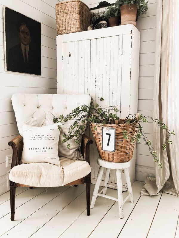 DIY Greenery Basket Decor