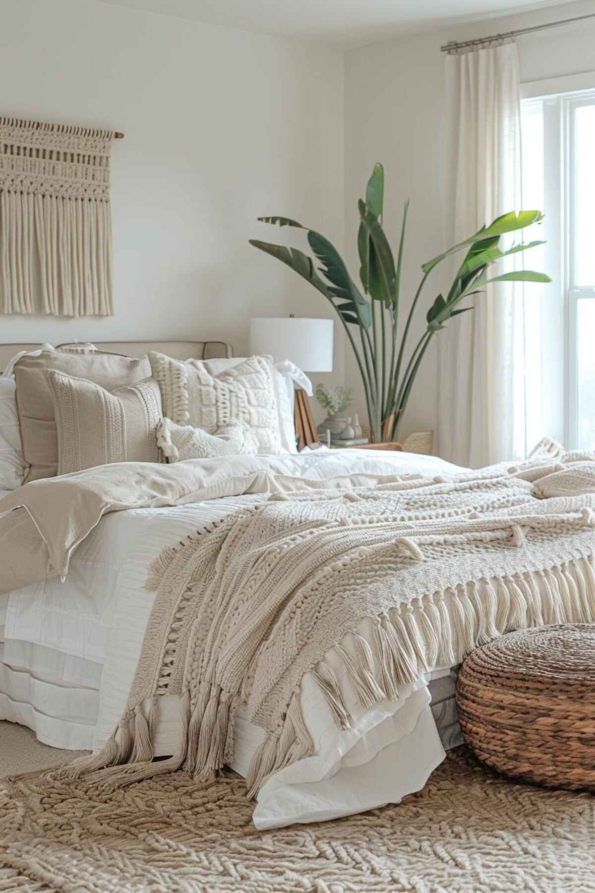 40 Neutral Bedroom Ideas to Achieve Boho Chic Look
