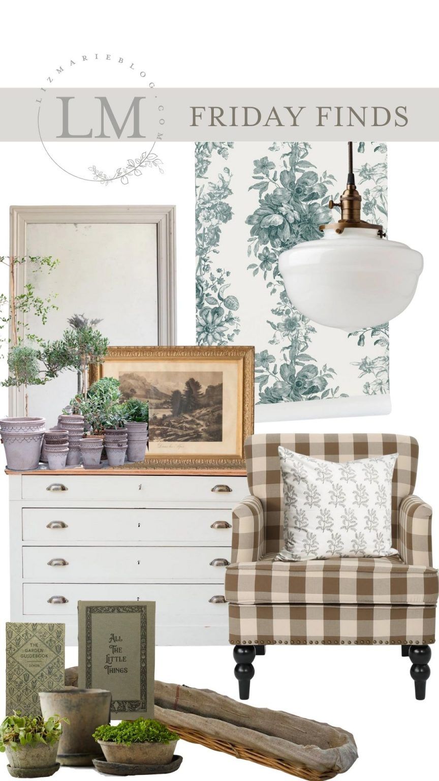 Favorite Things Friday: Weekend Antique Haul, Window Treatments Inspiration, & Cozy Summer Sandals