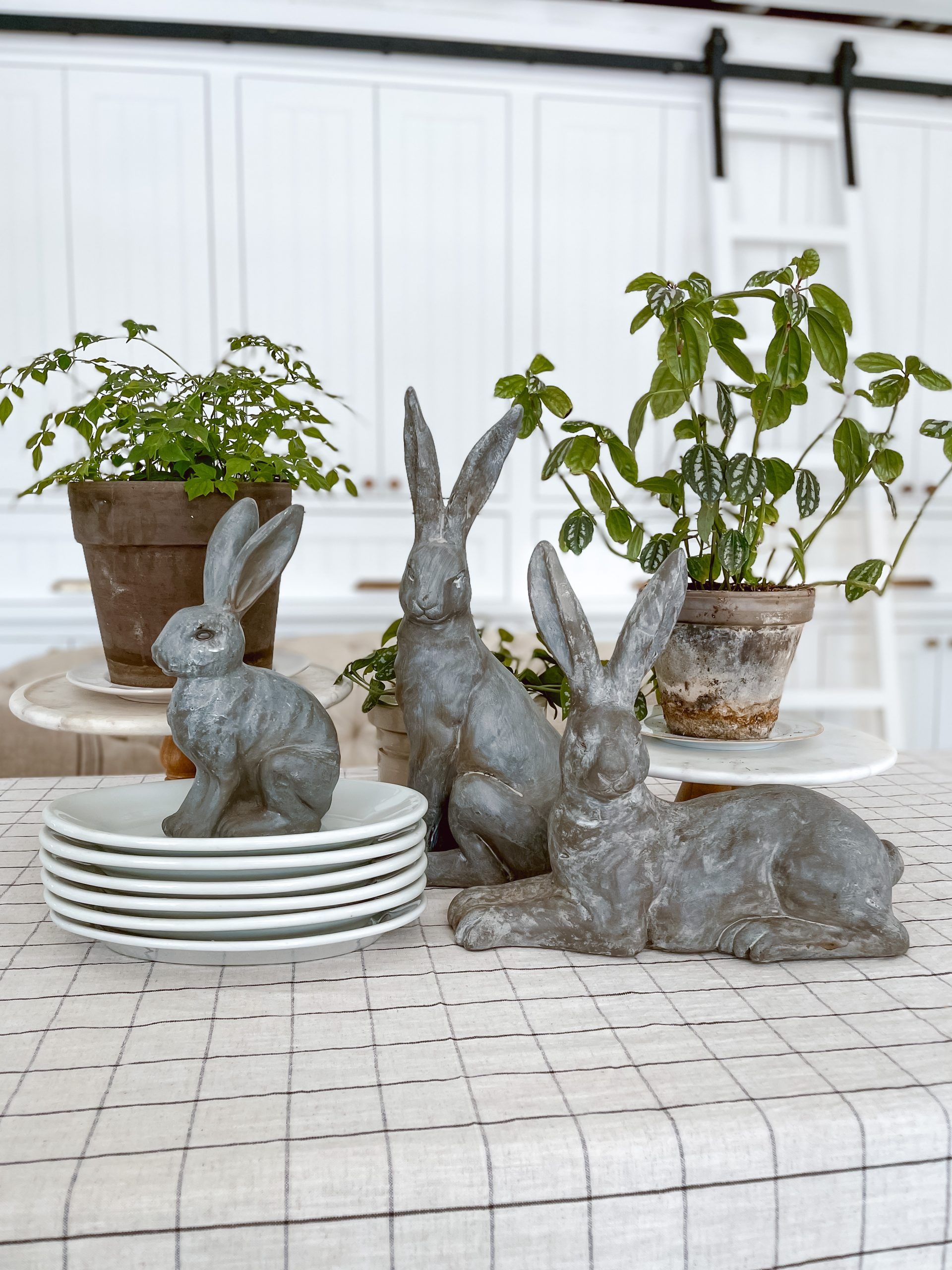 Pottery Barn Bunny Spring Centerpiece