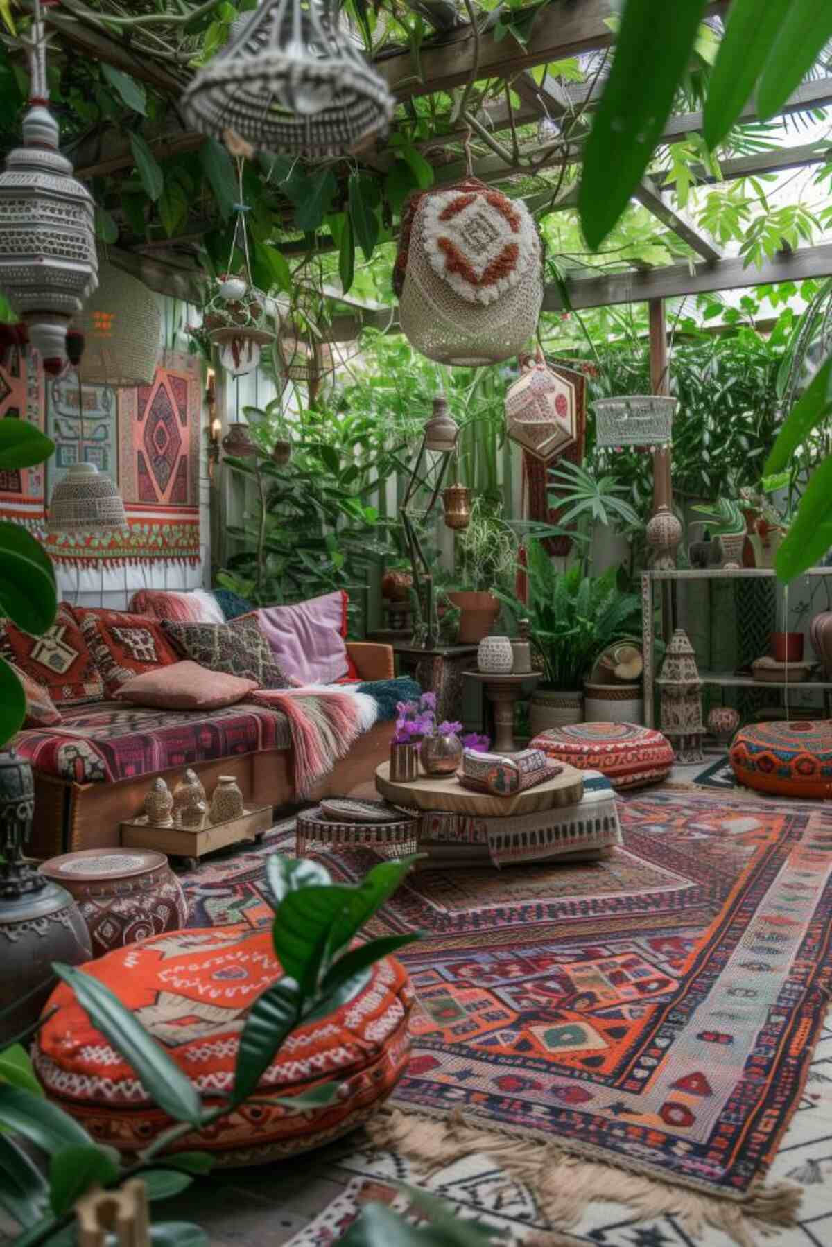 40 Boho Garden Inspirations for Hippie Homes