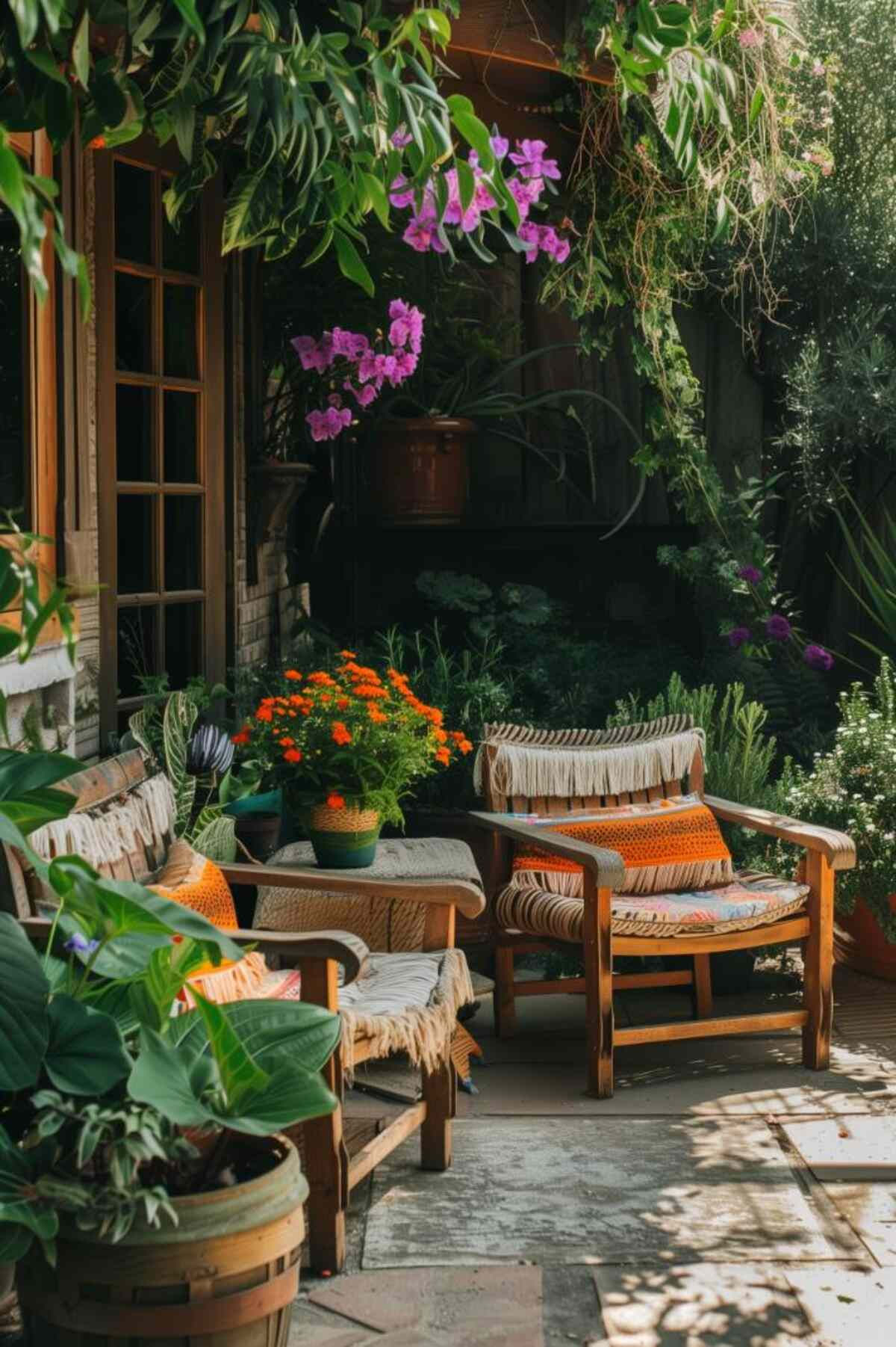 40 Dreamy Boho Garden Inspirations for a Hippie Vibe