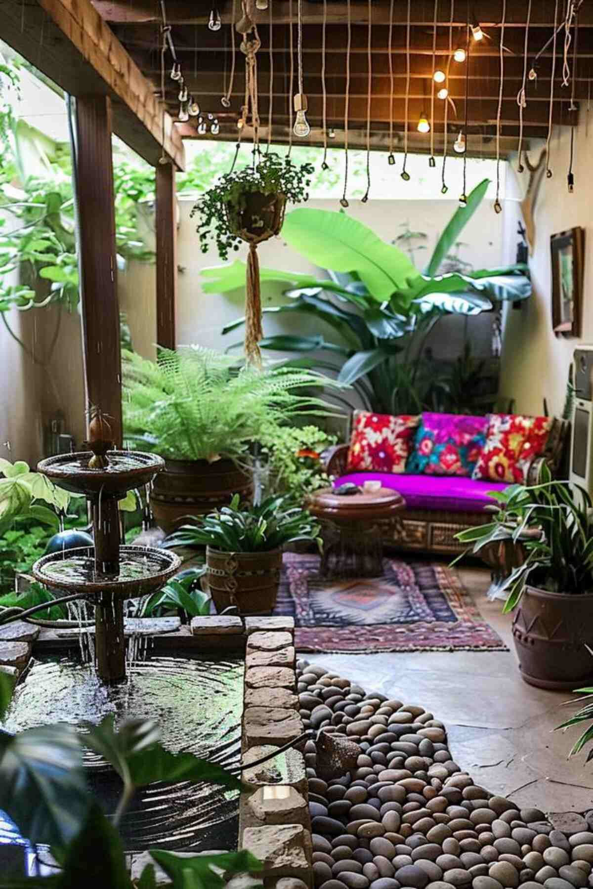 40 Chic Boho Garden Designs for Outdoor Fun