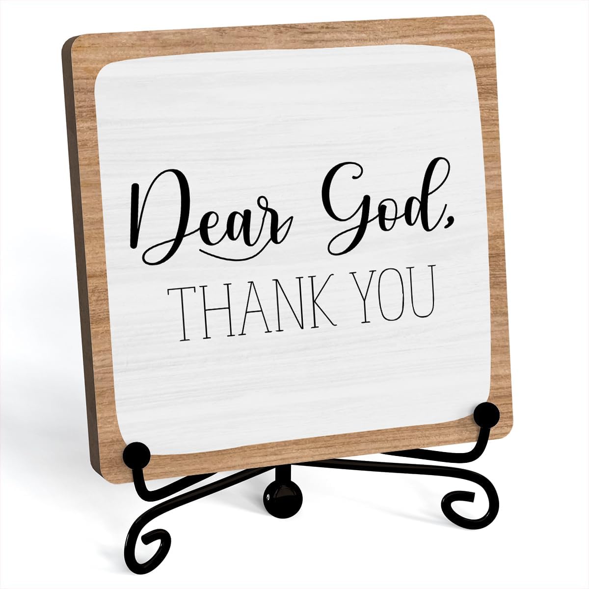 🏠 Today’s Farmhouse Décor Find: Dear God, Thank You Plaque