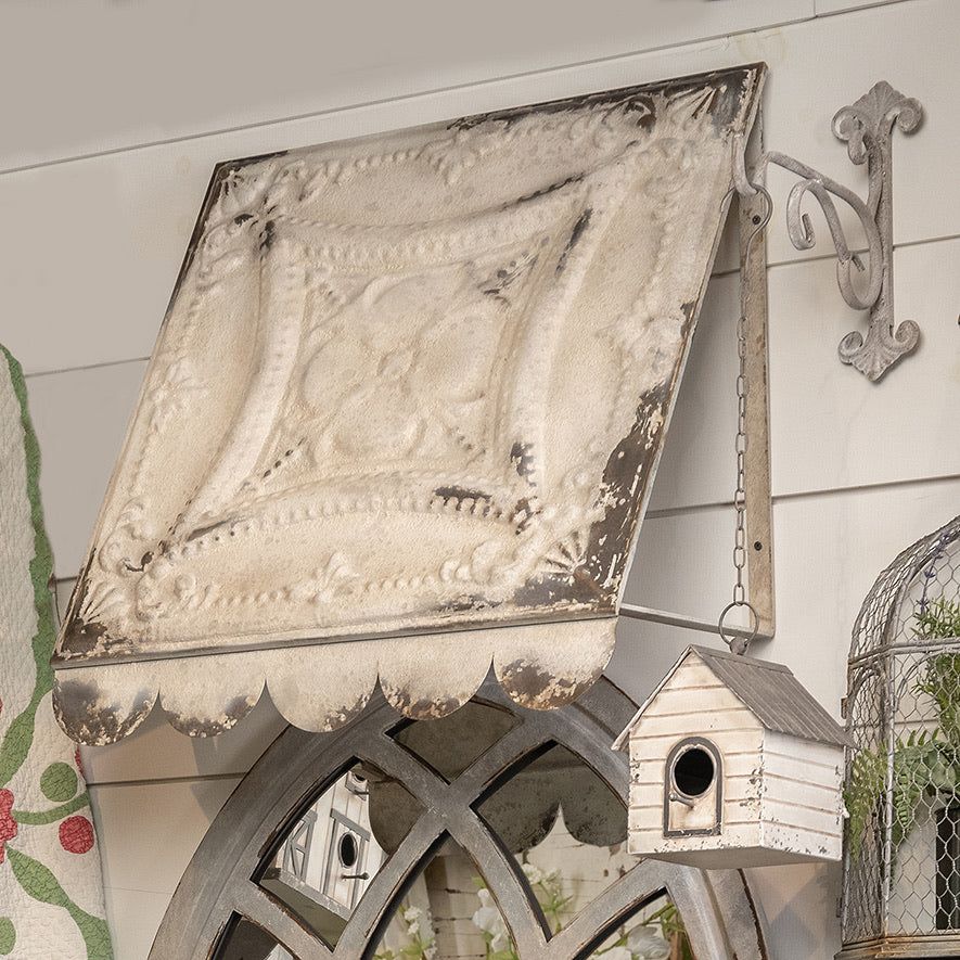 White Metal Tile Awning (Pick Up Only)