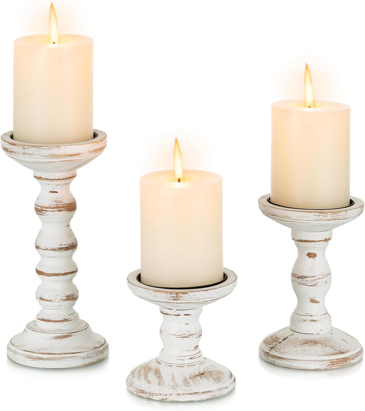 🏠 Today’s Farmhouse Décor Find: Rustic Candle Holders