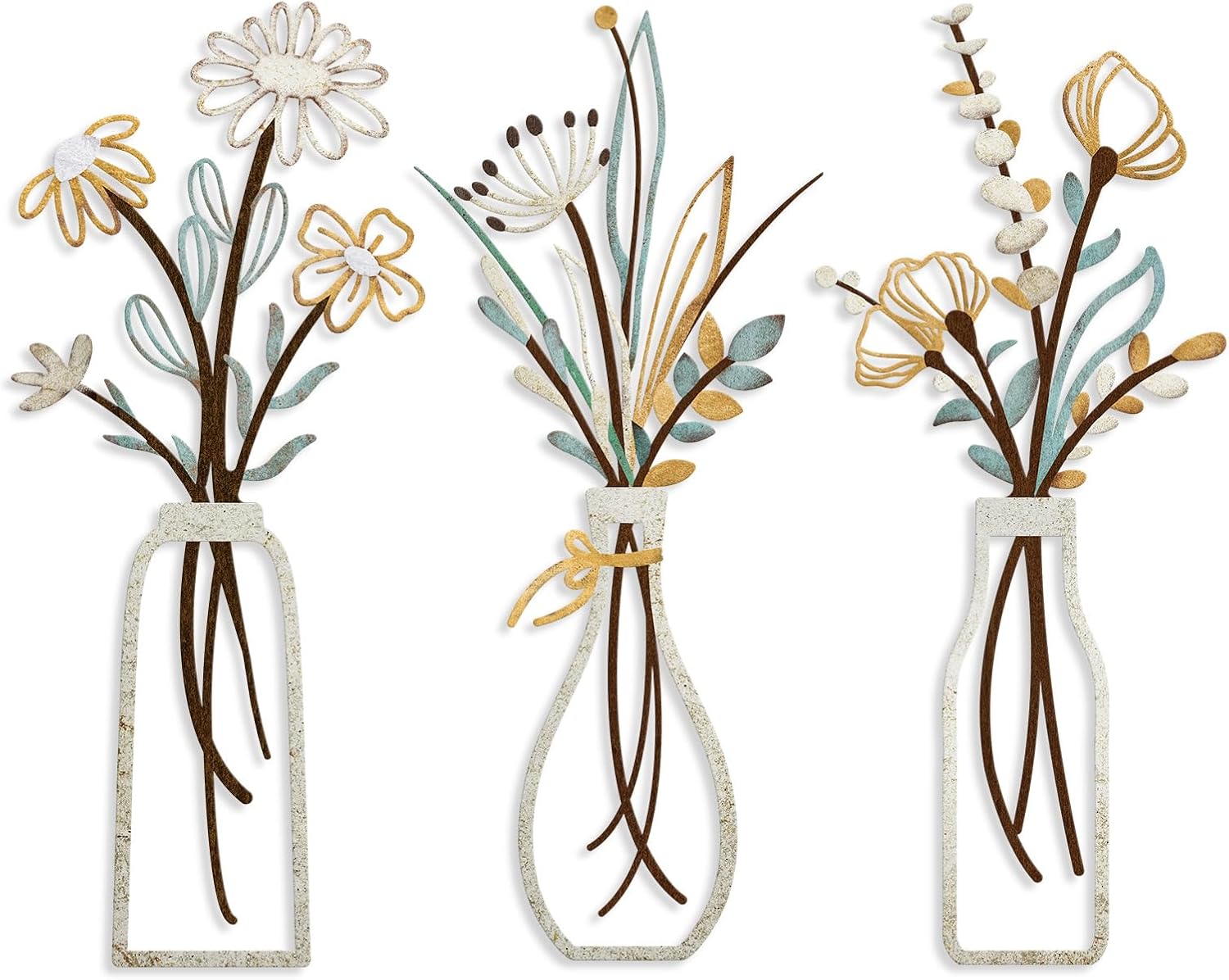 🏠 Today’s Farmhouse Décor Find: Metal Flowers Wall Art