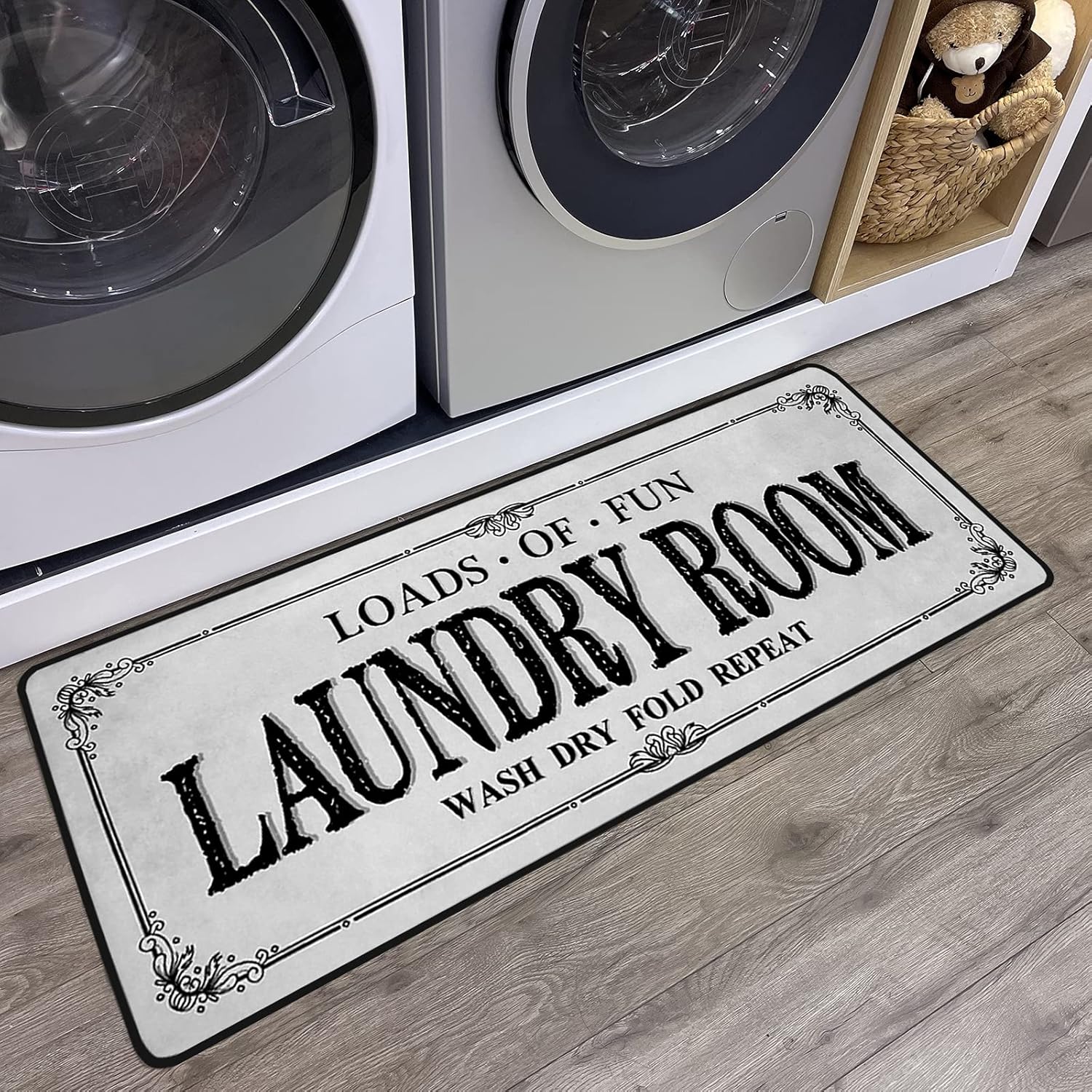 🏠 Today’s Farmhouse Décor Find: Laundry Room Rug