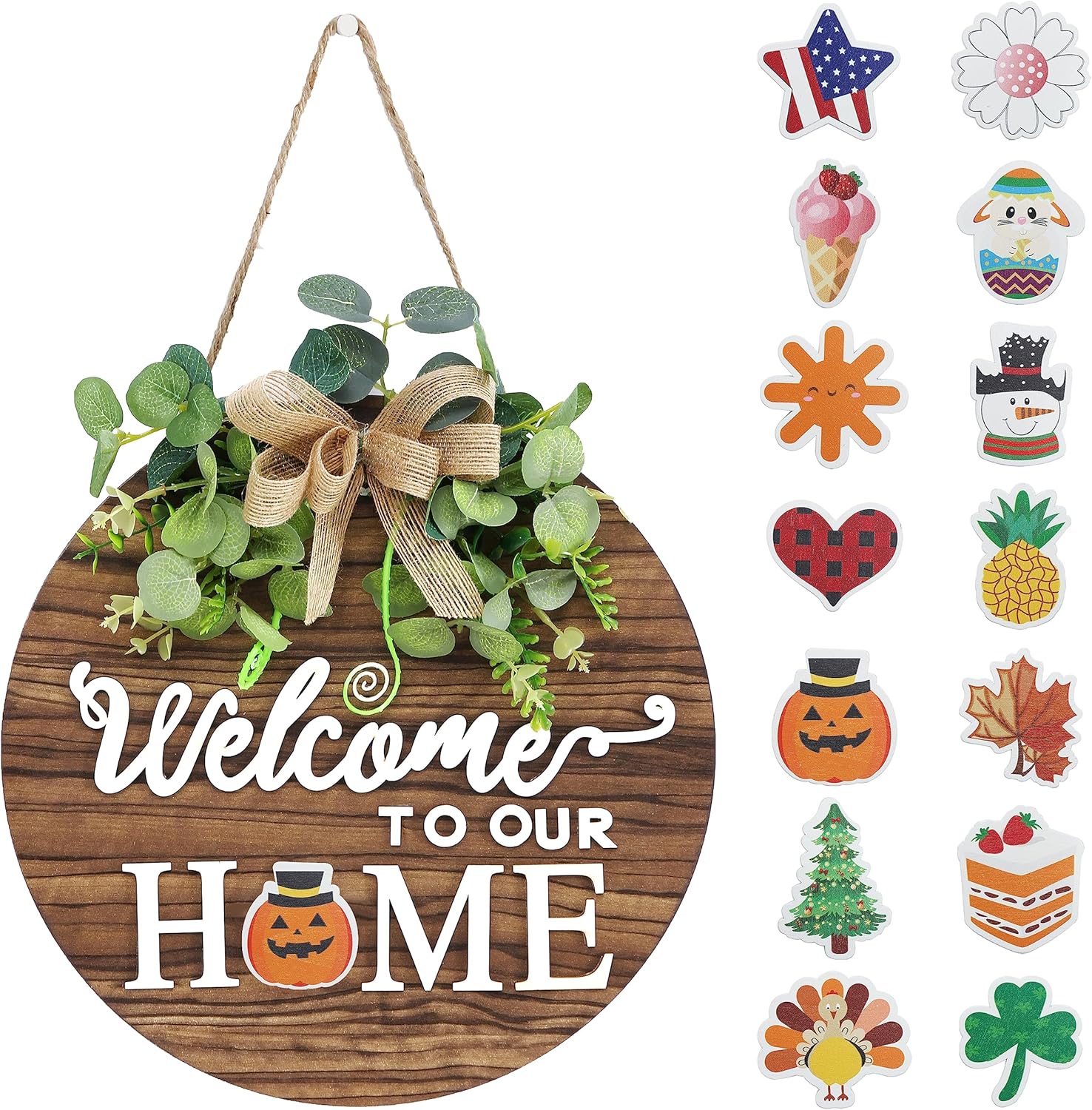🏠 Today’s Farmhouse Décor Find: Seasonal Welcome Sign