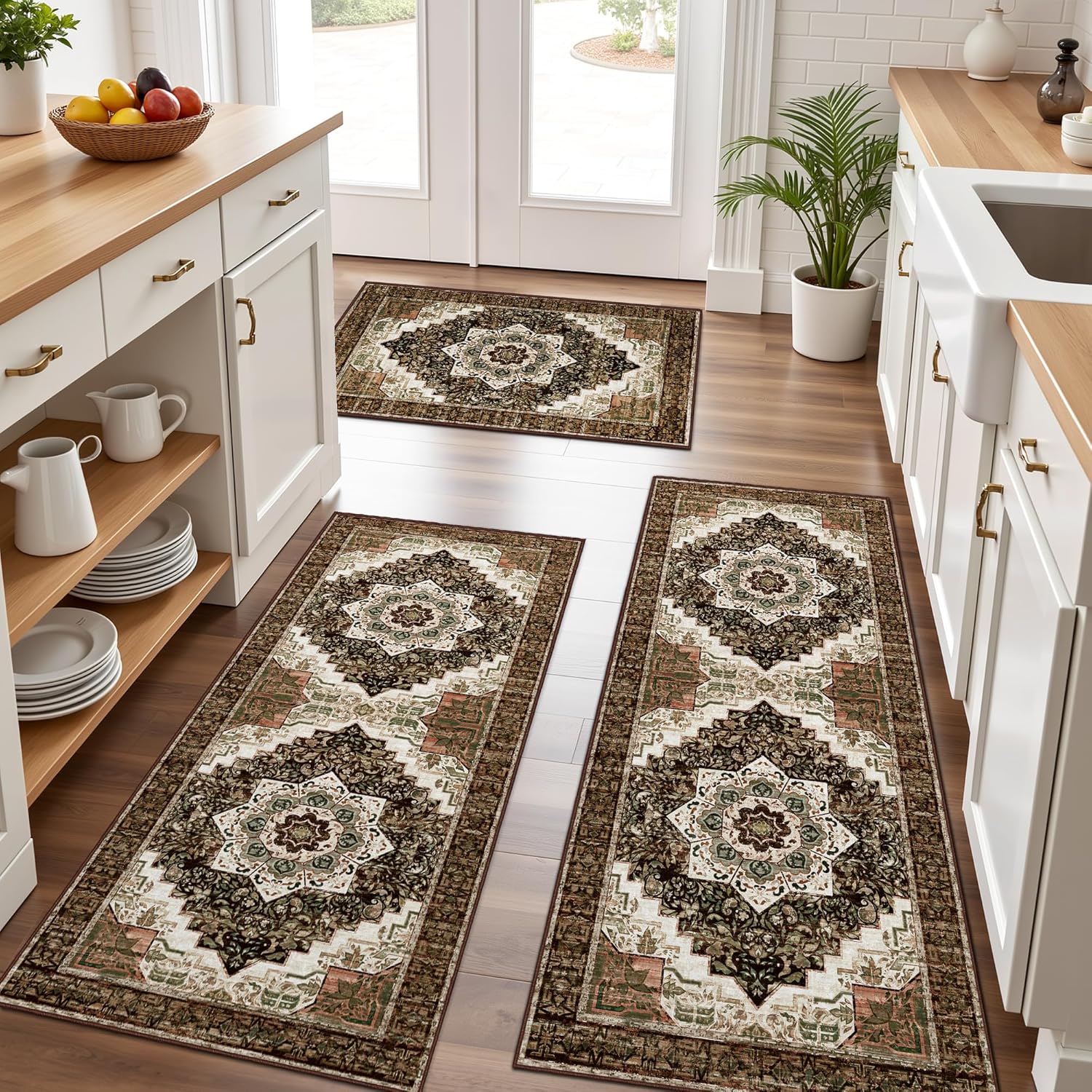 🏠 Today’s Farmhouse Décor Find: Boho Kitchen Mats