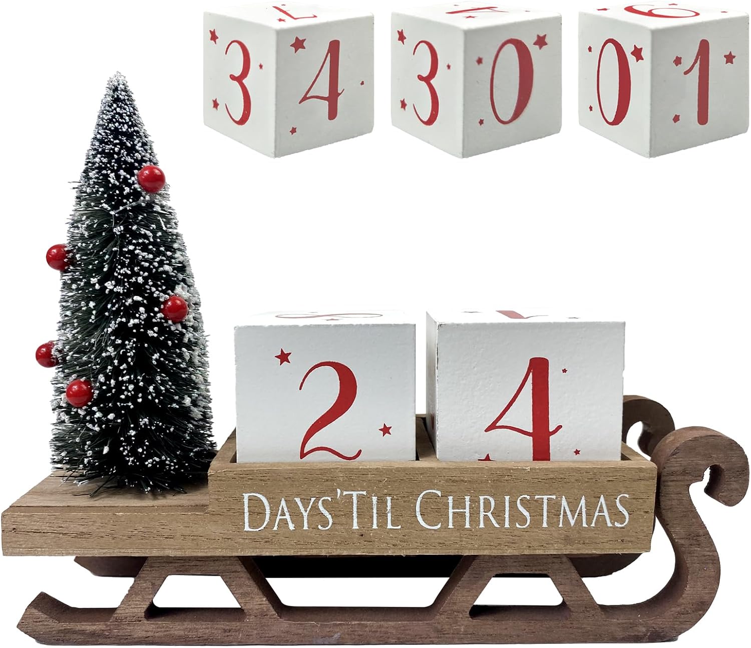 🏠 Today’s Farmhouse Décor Find: Christmas Countdown Blocks