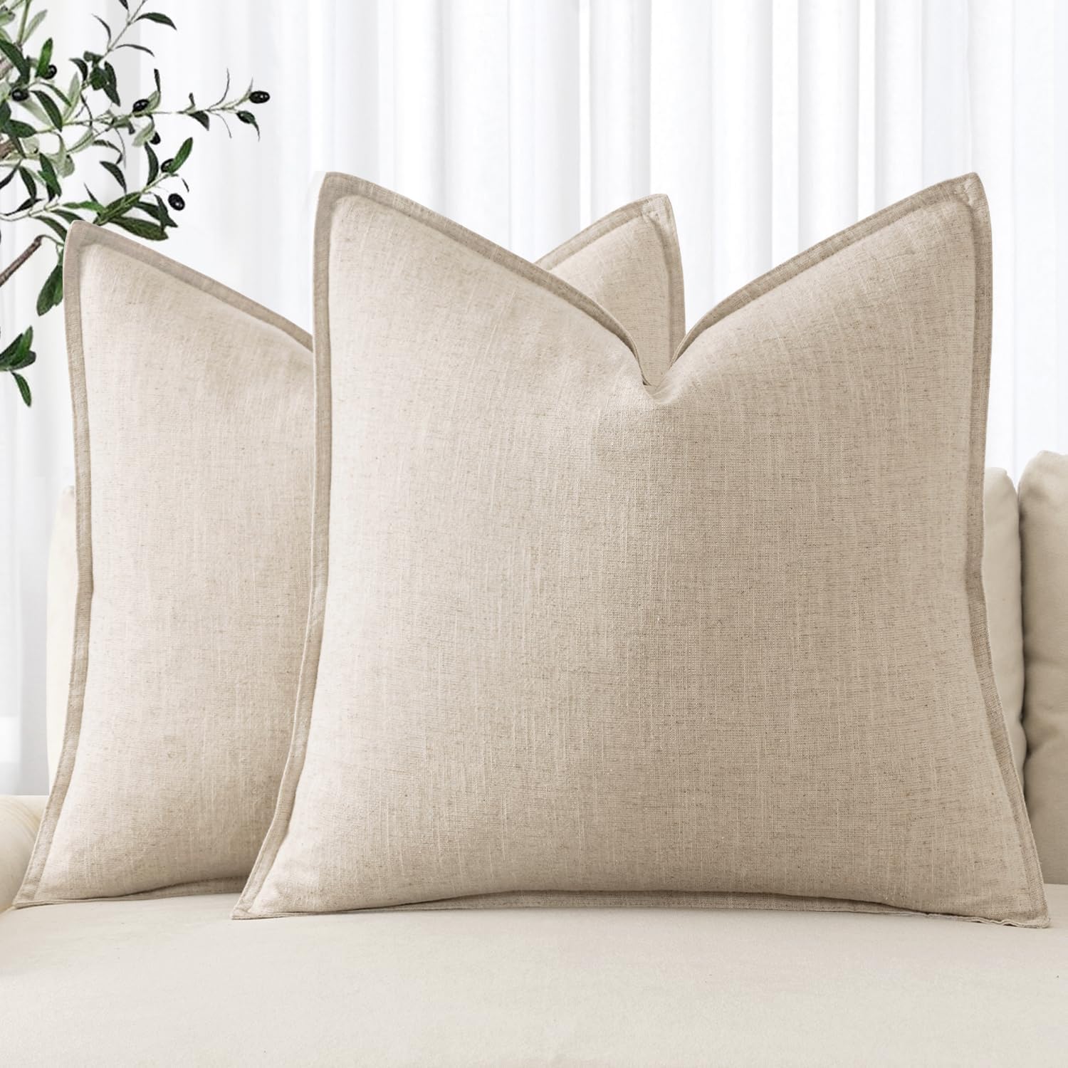 🏠 Today’s Farmhouse Décor Find: Linen Pillow Covers
