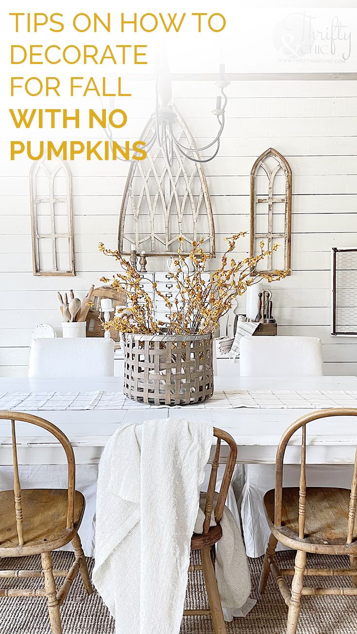 How To Decorate For Fall With No Pumpkins