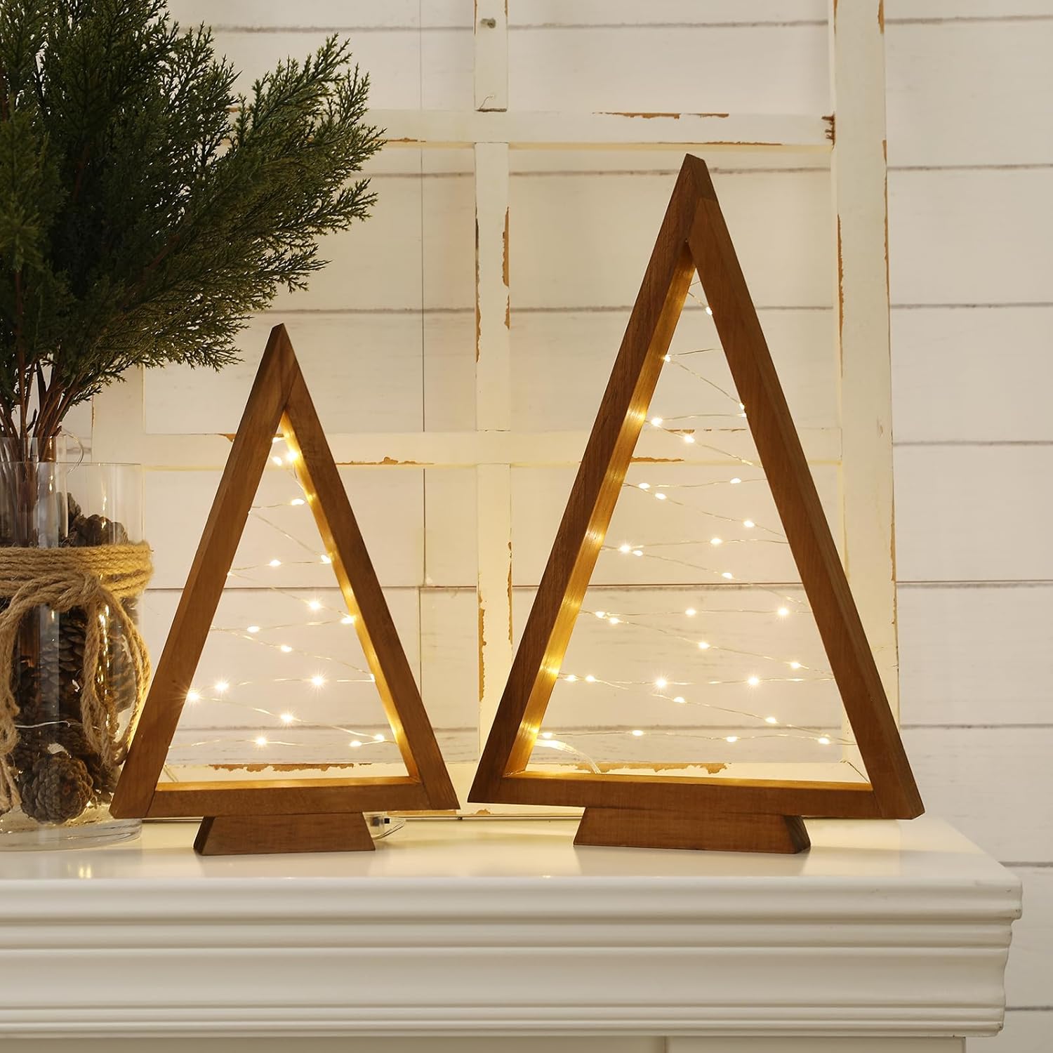🏠 Today’s Farmhouse Décor Find: Light Up Wooden Tree