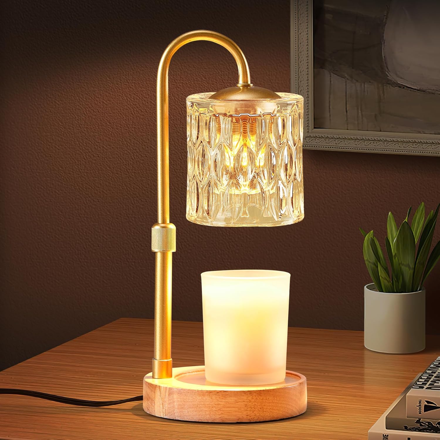 🏠 Today’s Farmhouse Décor Find: Candle Warmer Lamp