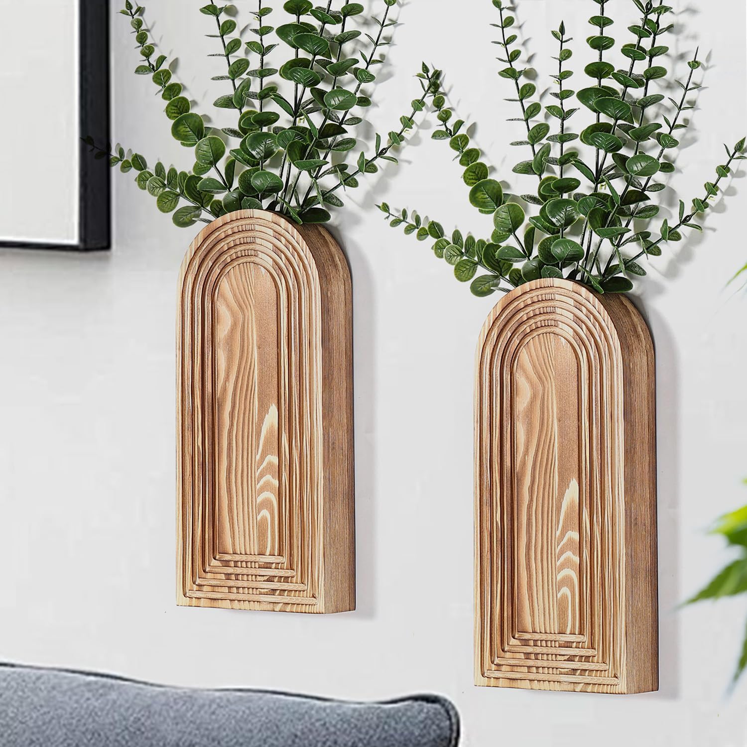 🏠 Today’s Farmhouse Décor Find: Wooden Wall Vase