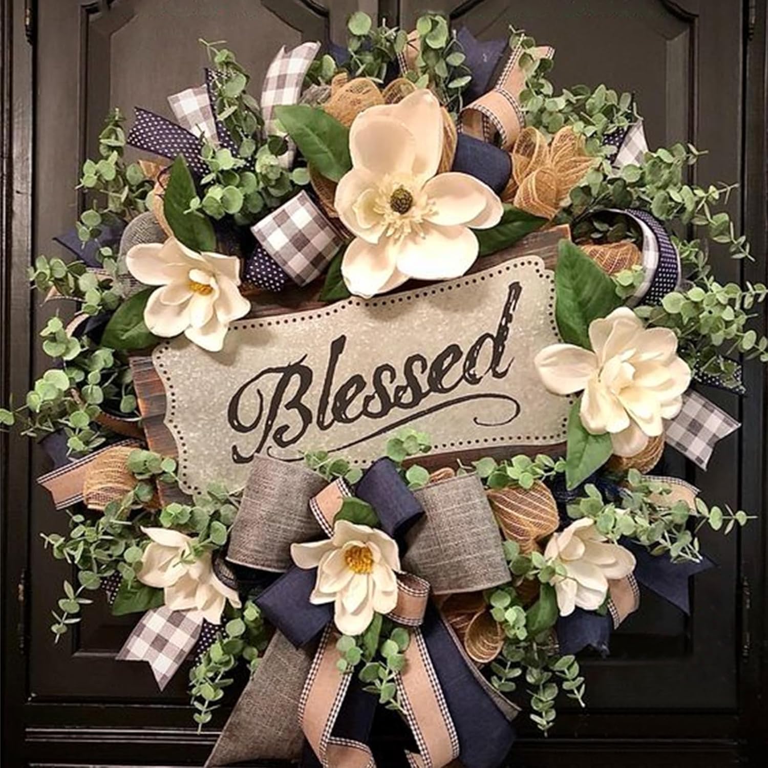 🏠 Today’s Farmhouse Décor Find: Farmhouse Floral Wreath