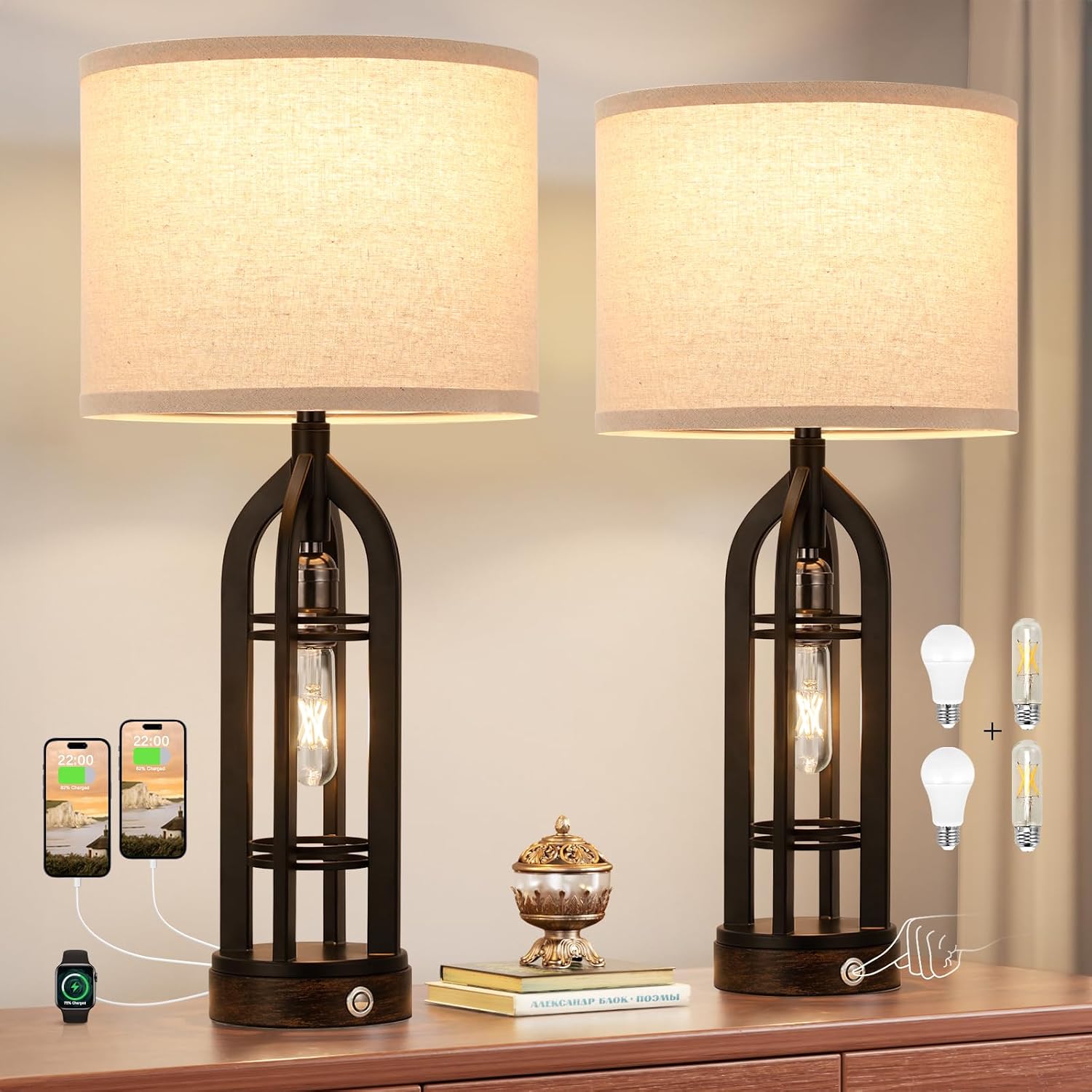 🏠 Today’s Farmhouse Décor Find: Table Lamps
