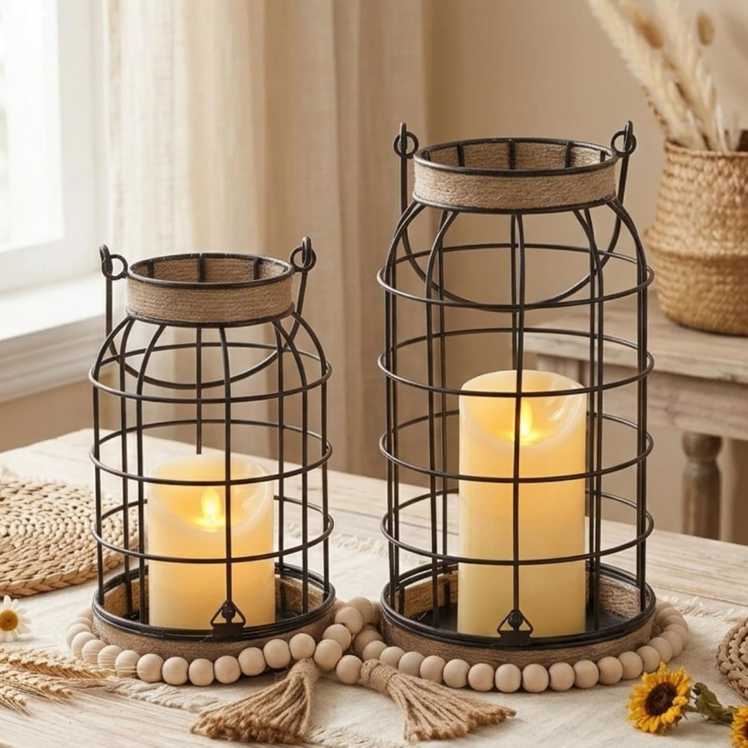 🏠 Today’s Farmhouse Décor Find: Rustic Farmhouse Lanterns