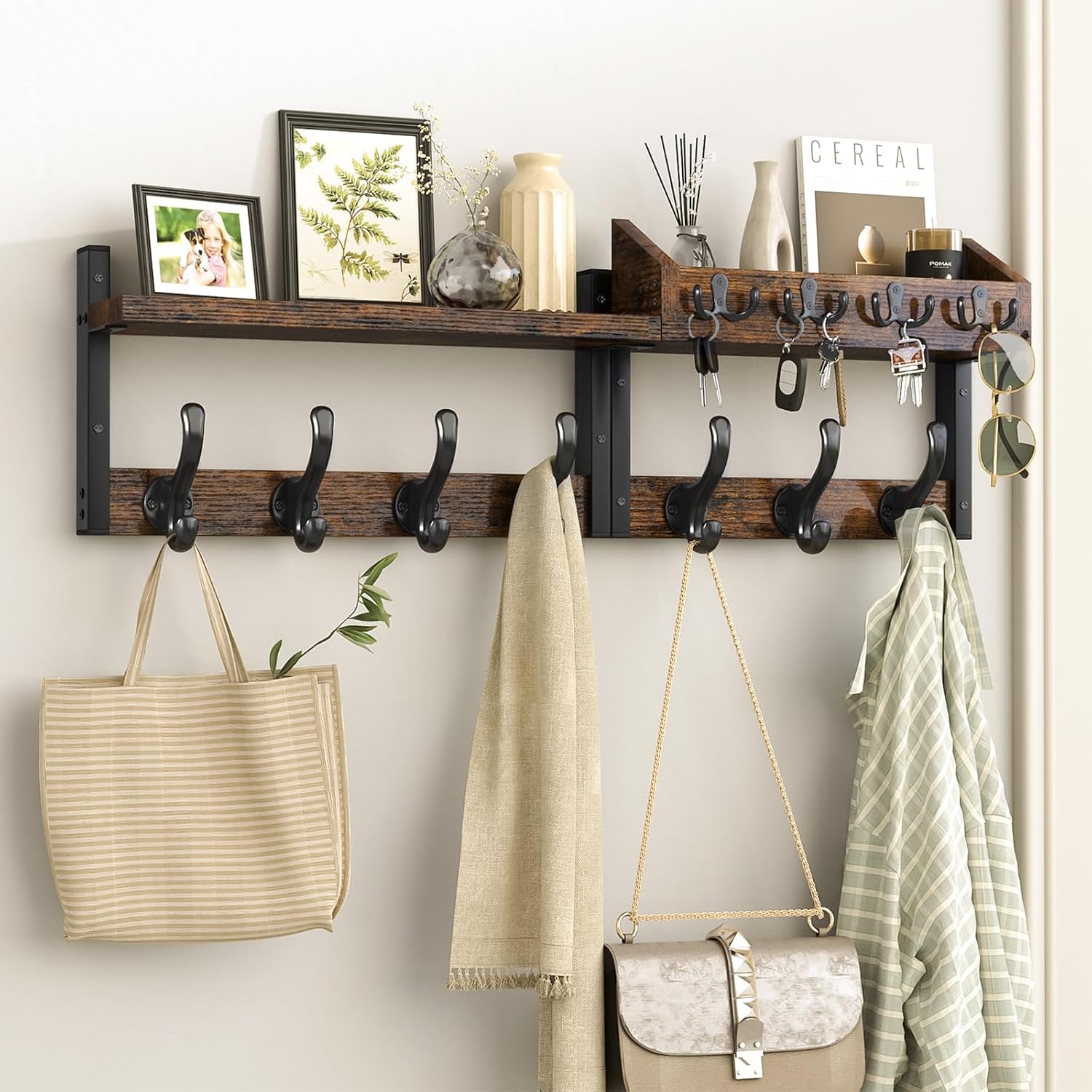 🏠 Today’s Farmhouse Décor Find: Coat Rack Shelf