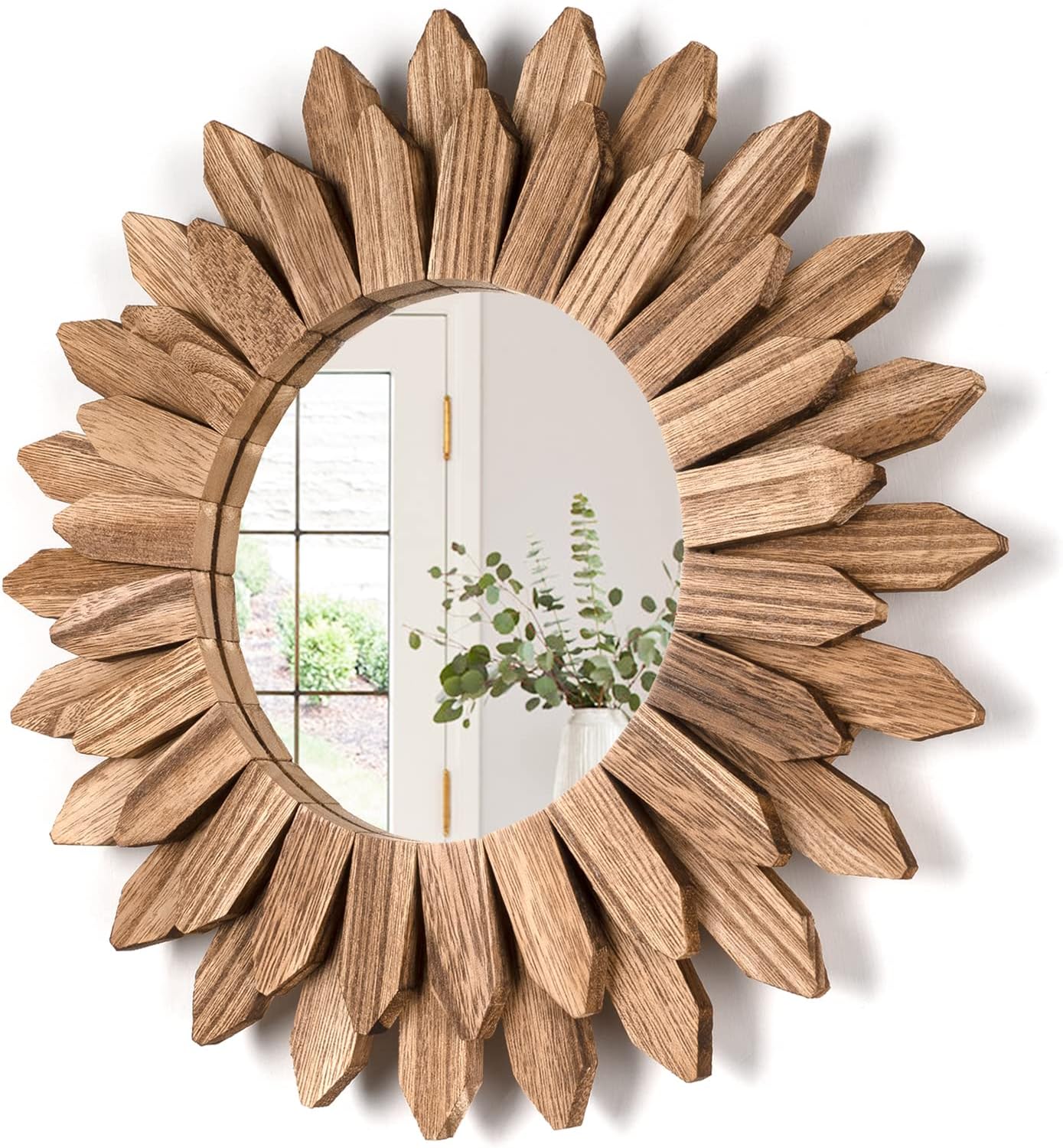 🏠 Today’s Farmhouse Décor Find: Rustic Sunburst Mirror